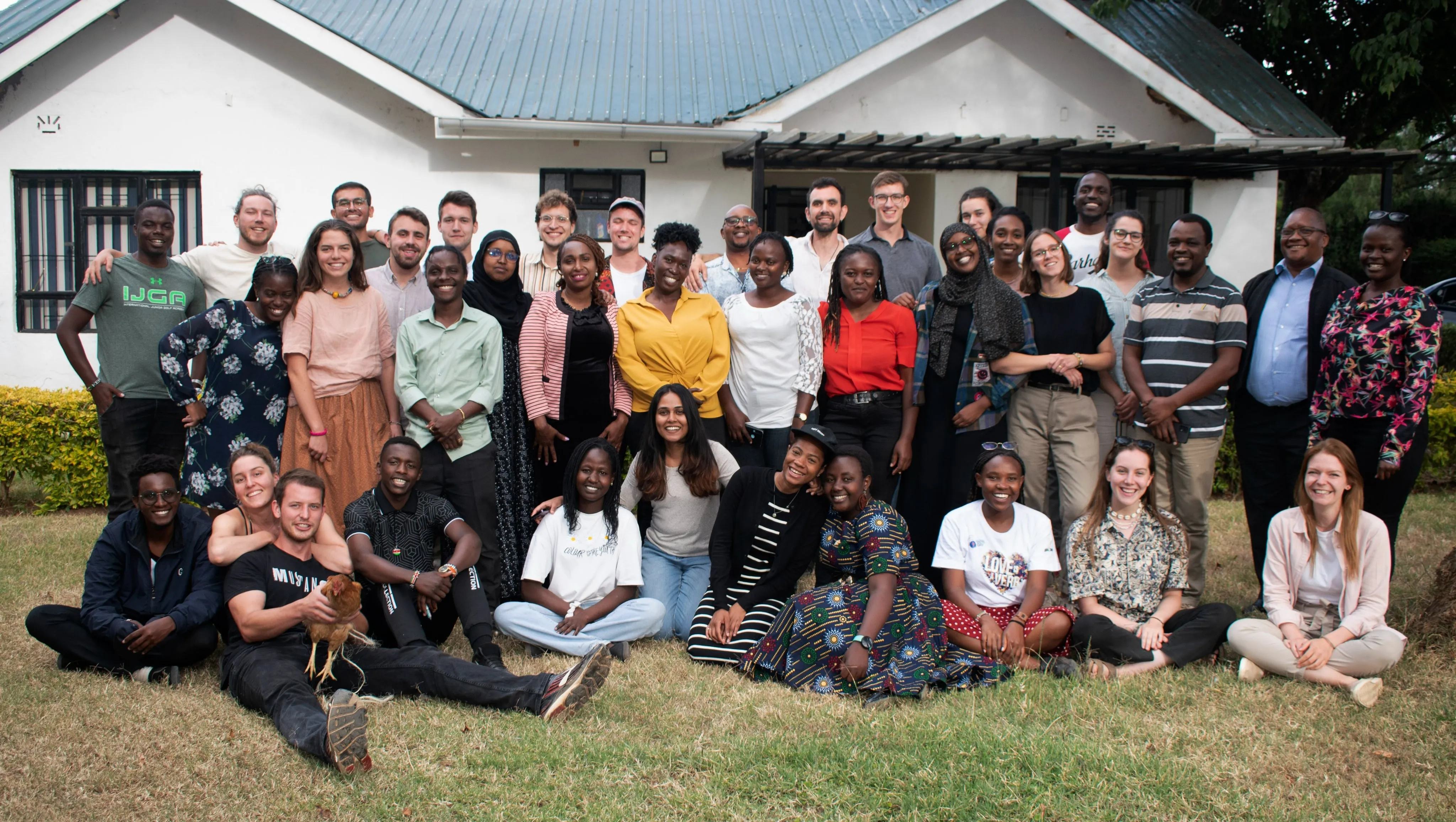 CETRAD training group outside the centre in Nanyuki.